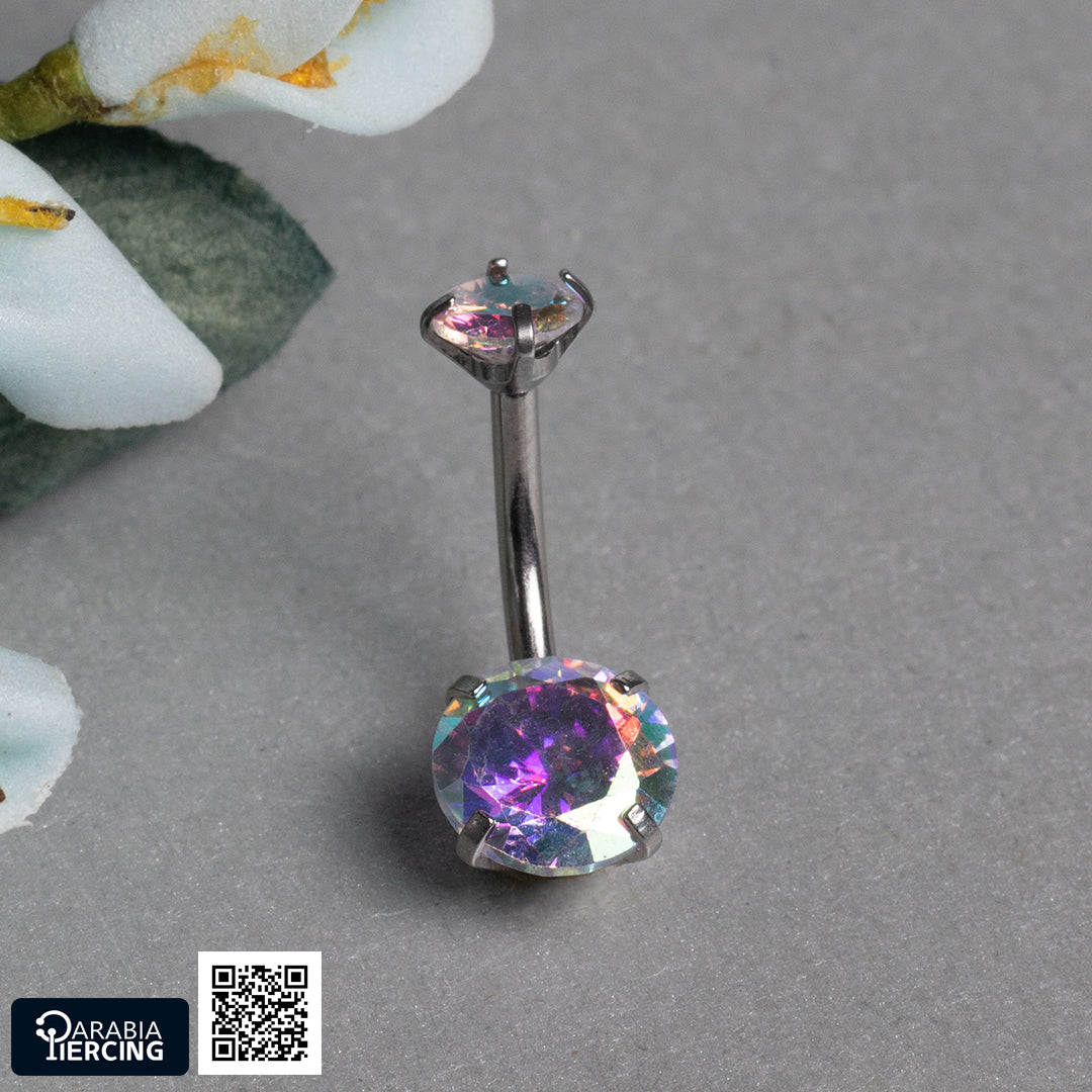Crystal Bellybutton Ring