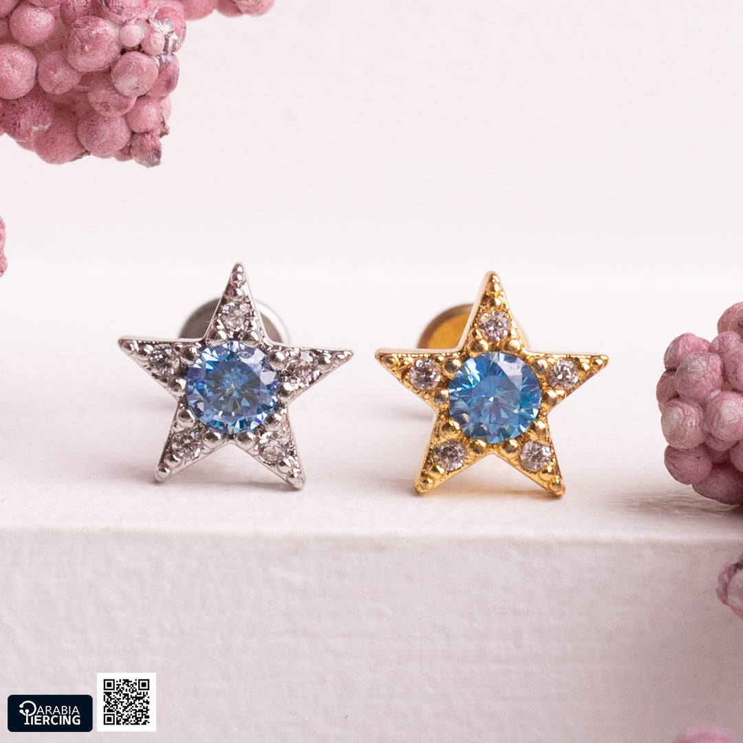 Colorful Star Flatback