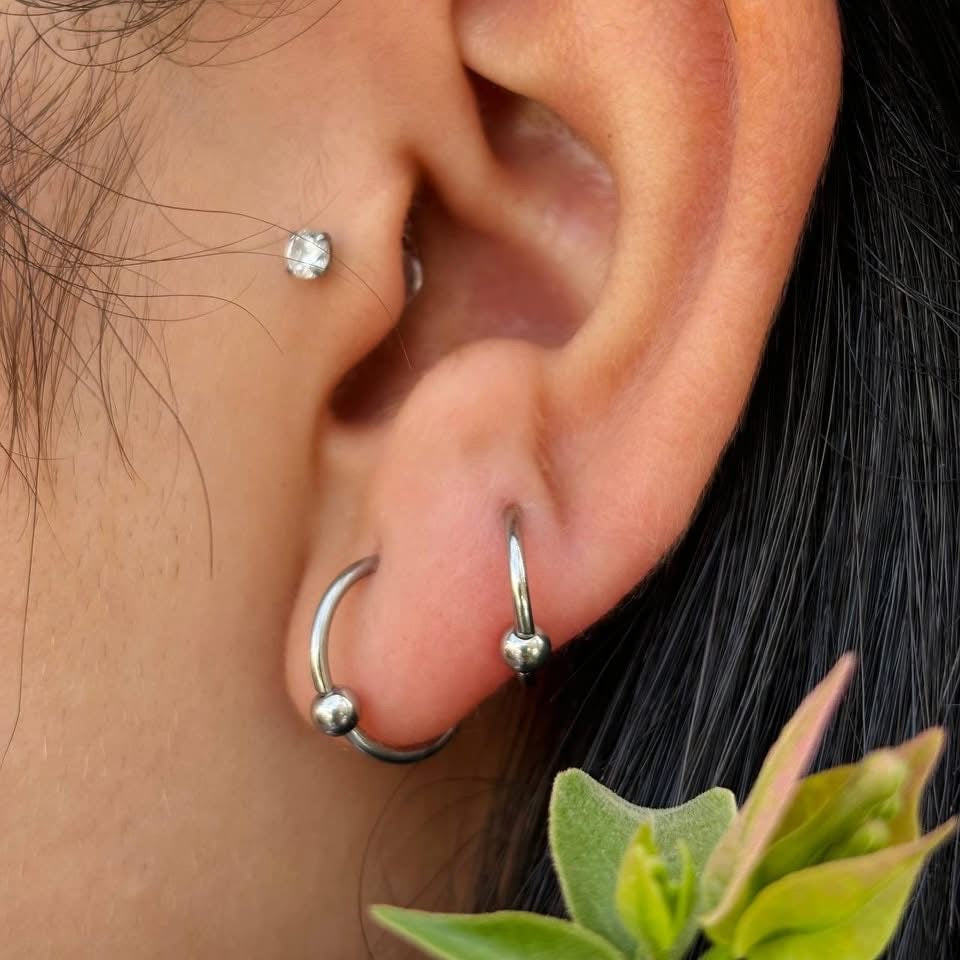 Silver Basic Ball Hoop