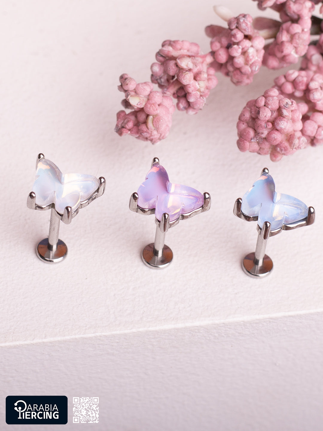 Hologram Butterfly Flatback