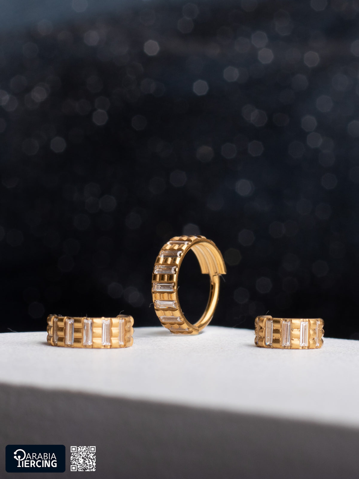 Gold Crystal Band Clicker