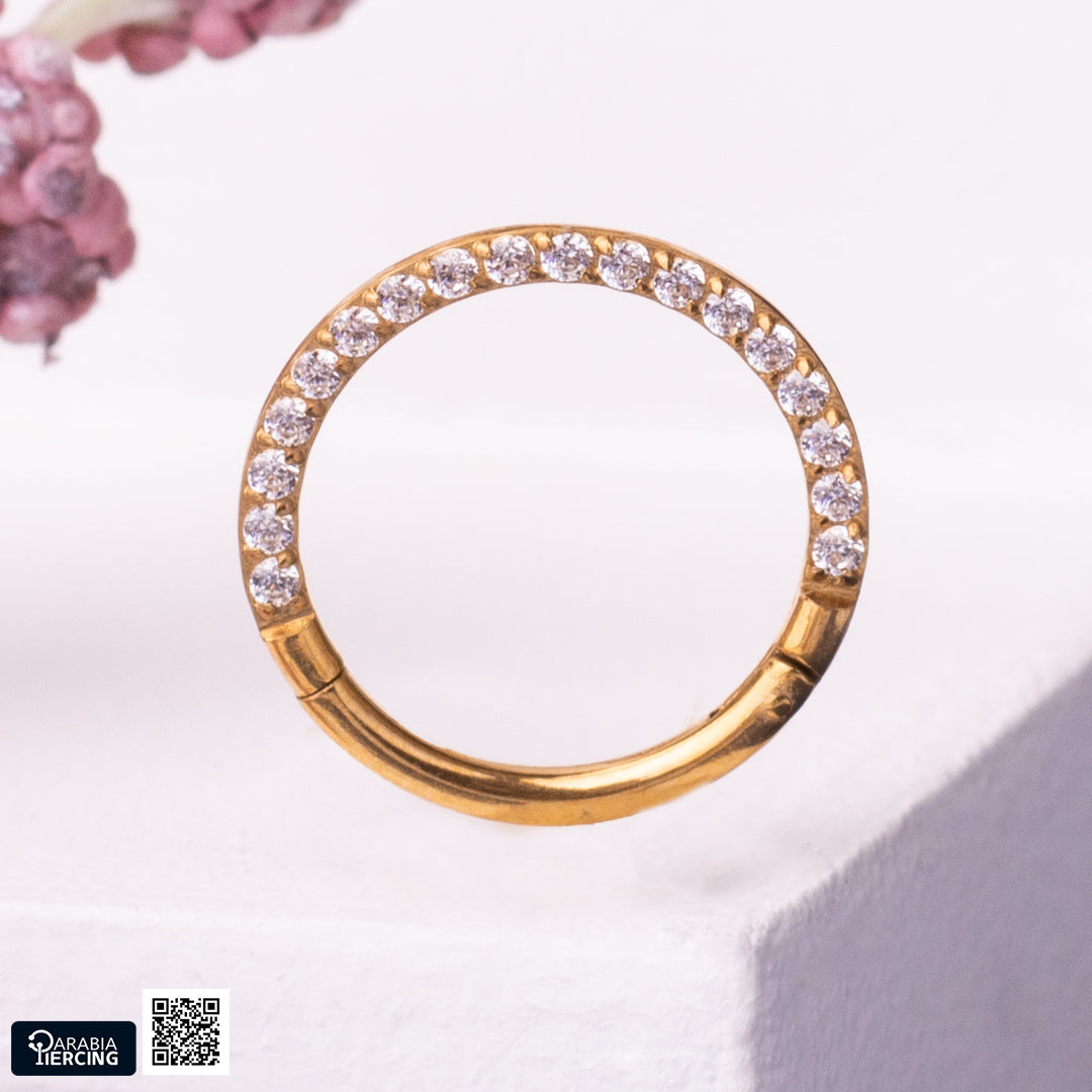Gold Crystal Daith Clicker