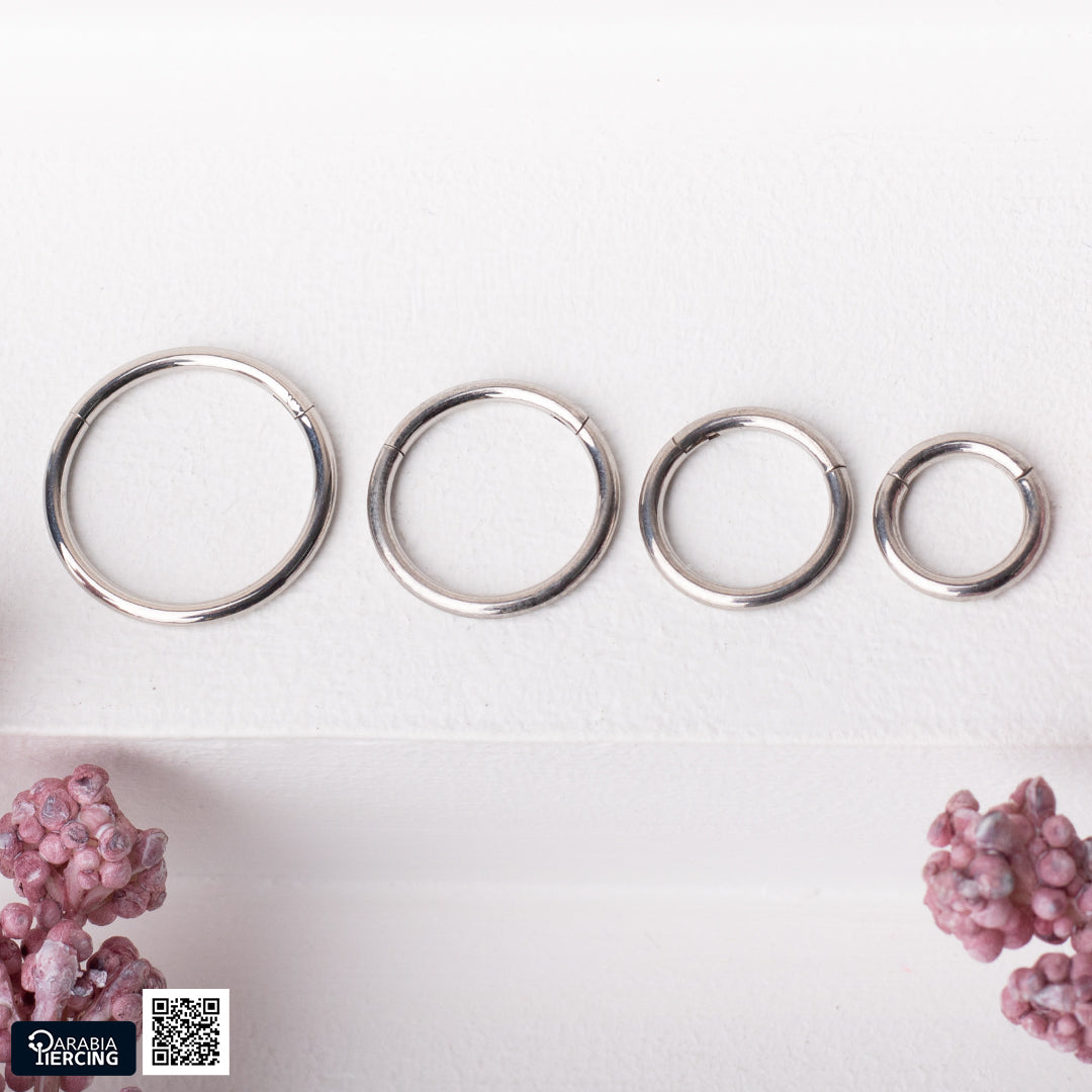 Thick Plain Silver Clicker