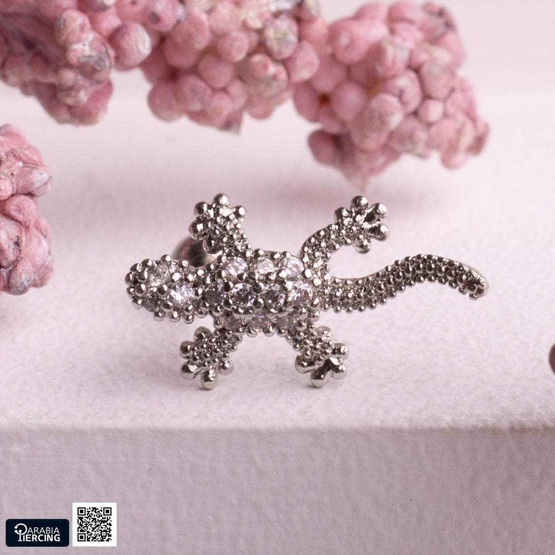 Lizard Ballback Earring