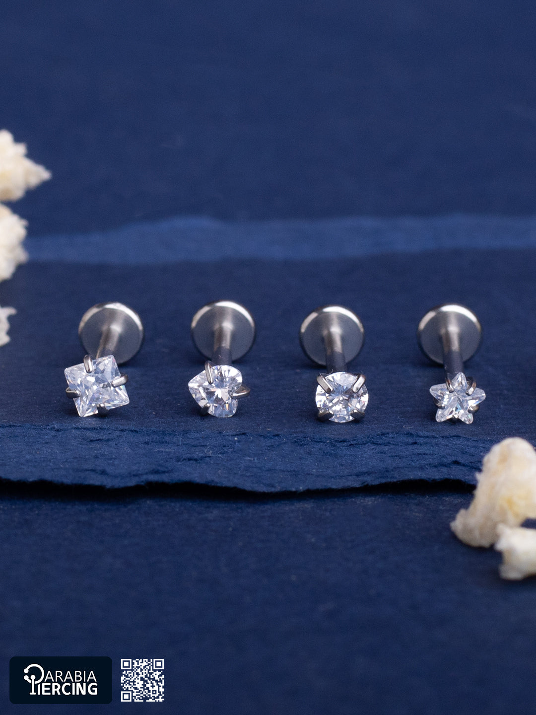 White Zircon Flatback