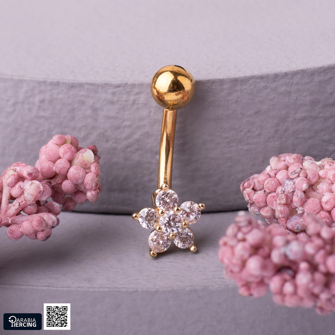 Flower Belly Ring