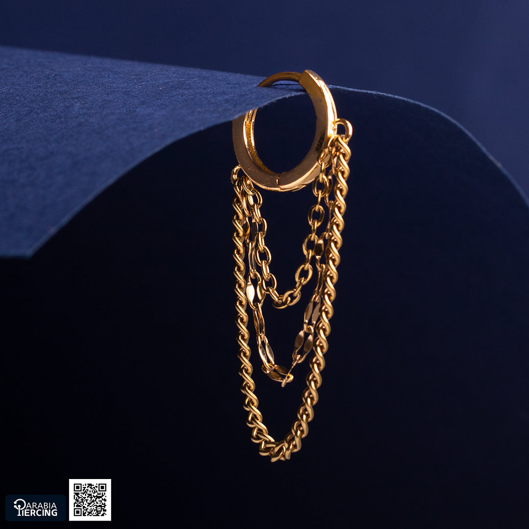 Golden Chain Dangle Clicker