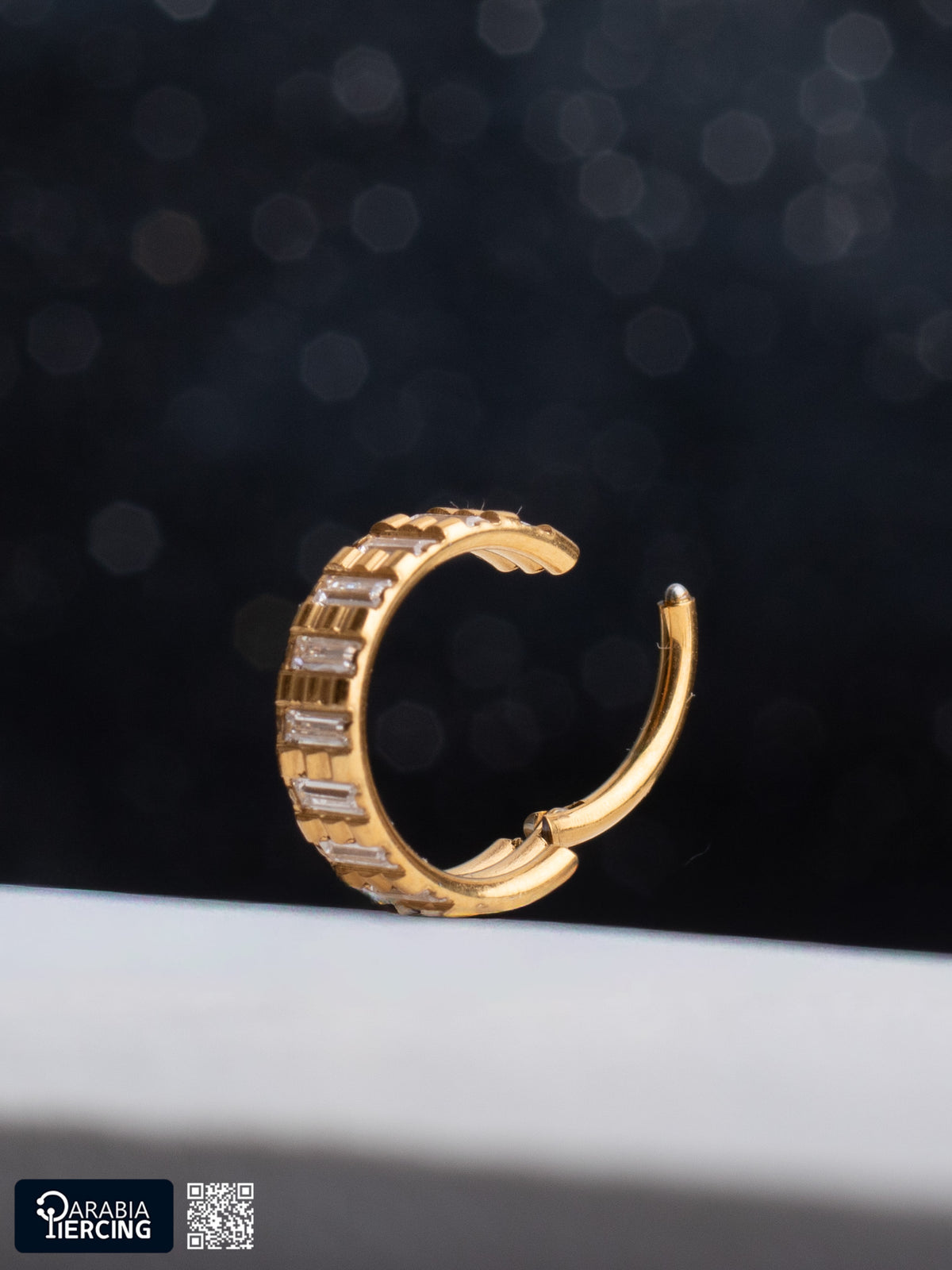 Gold Crystal Band Clicker