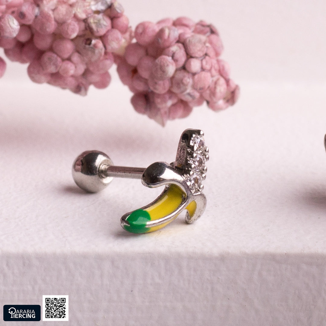 Banana Earring Ballback