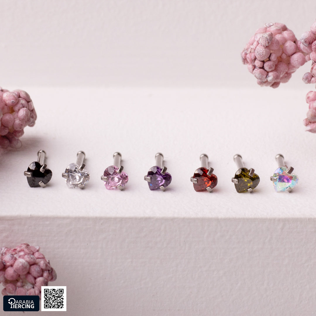 Colorful Heart Pen Shape