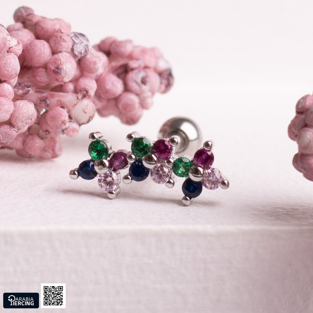 Colorful Flowers Ballback