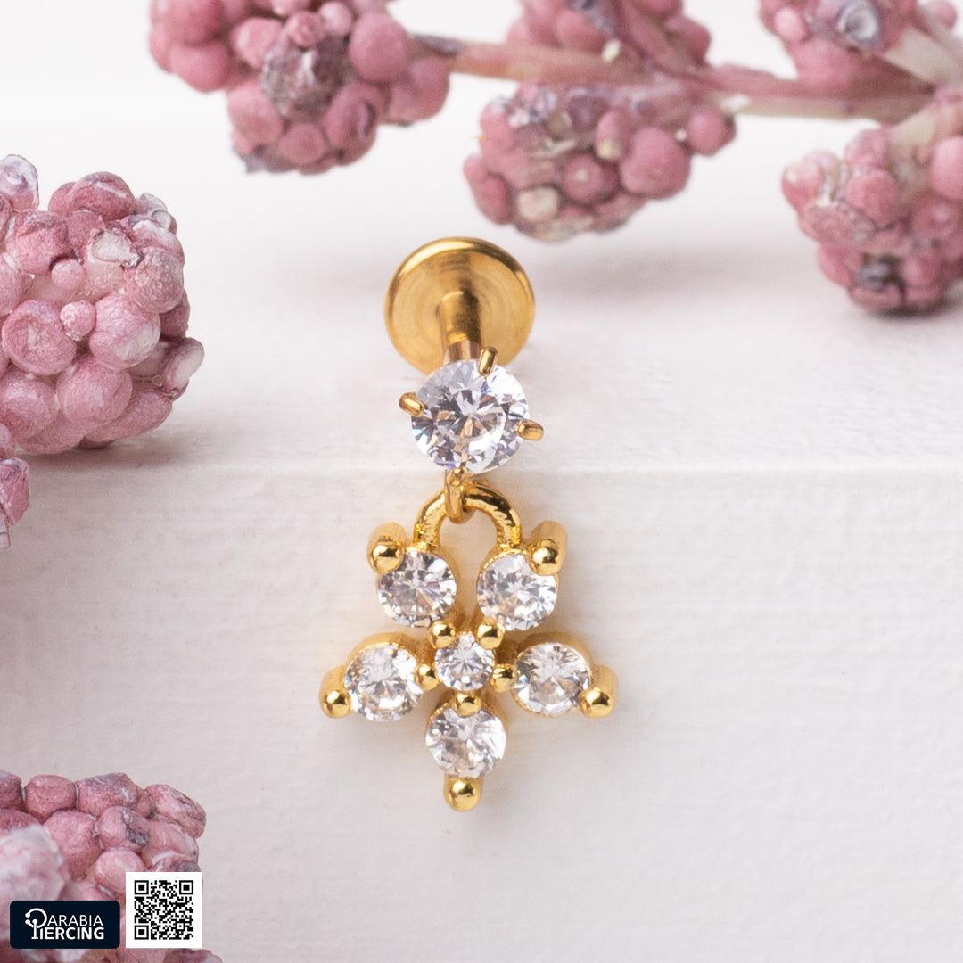 Dangling Flower Flatback