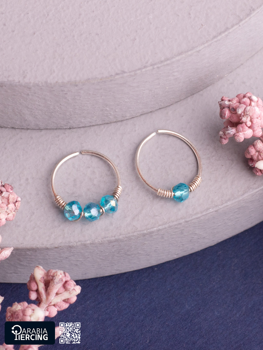 Shiny Colorful Nose Hoop