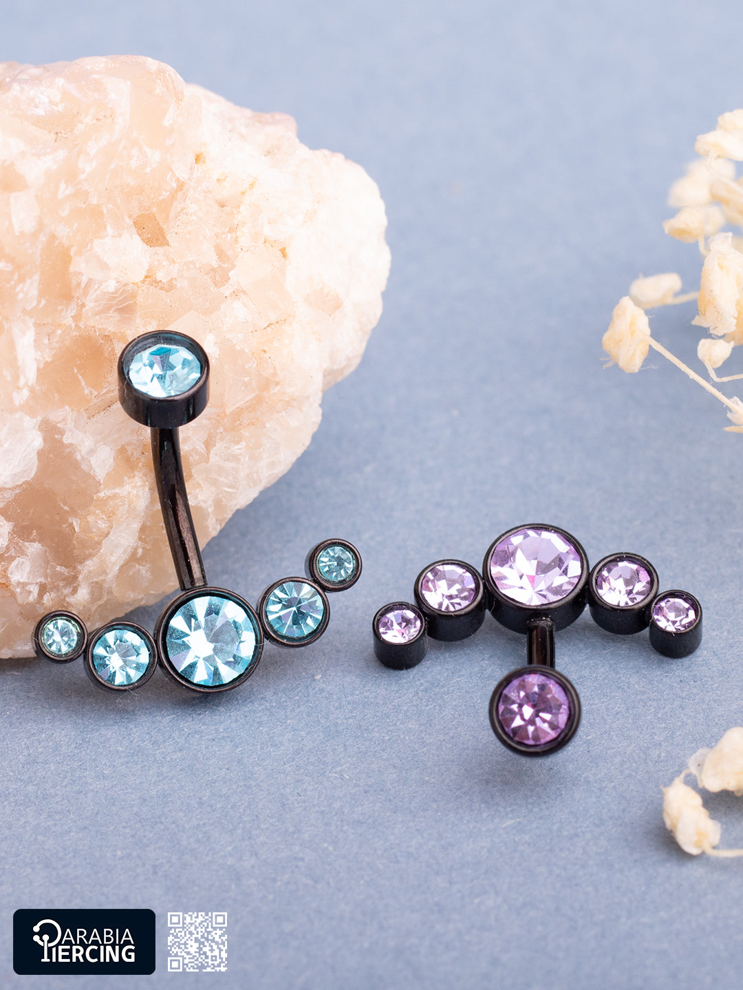 Zircon Black Bellybutton Ring