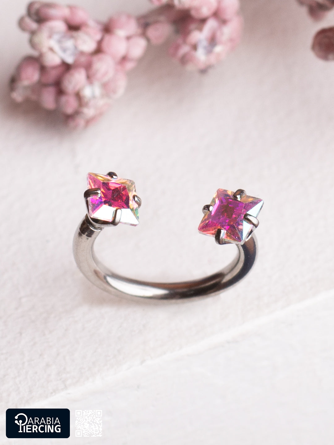 Multicolor Zircon Horseshoe
