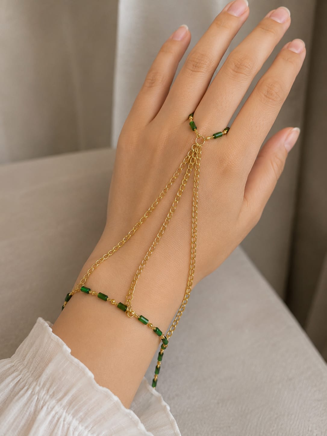Triple Link Hand Chain