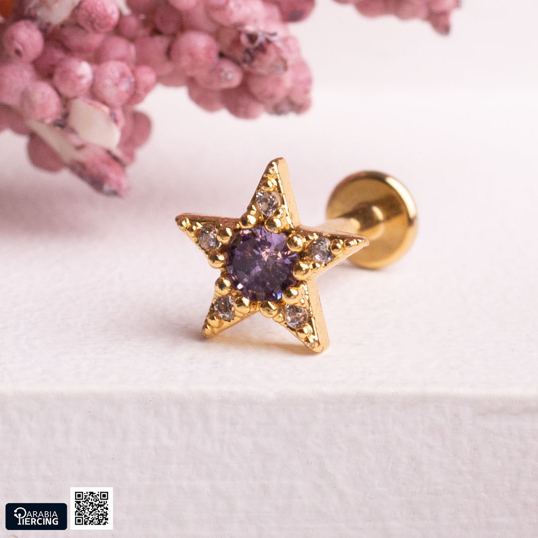 Colorful Star Flatback