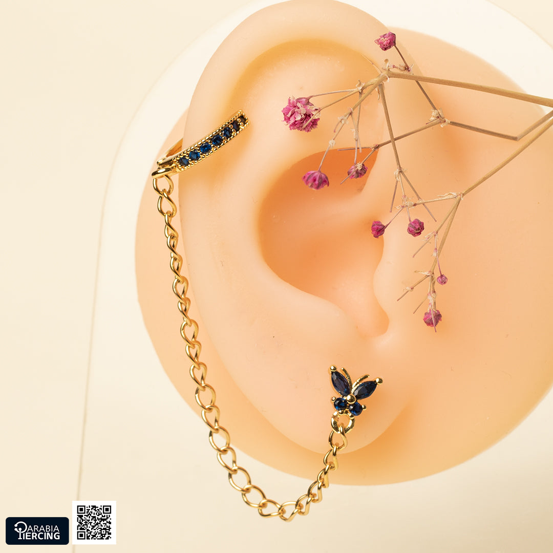 Butterfly Connected Earrings