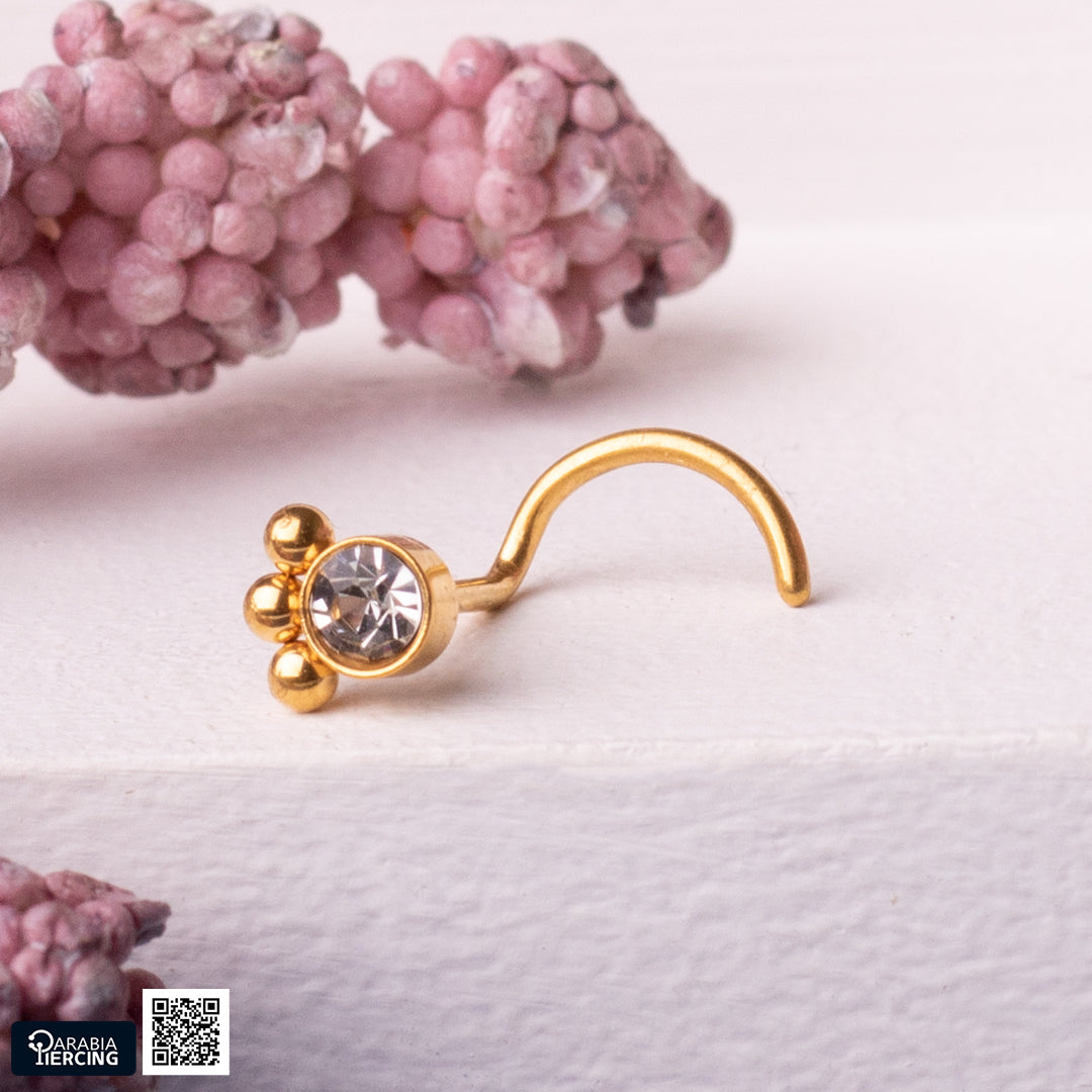 Big Dots Gold U shape