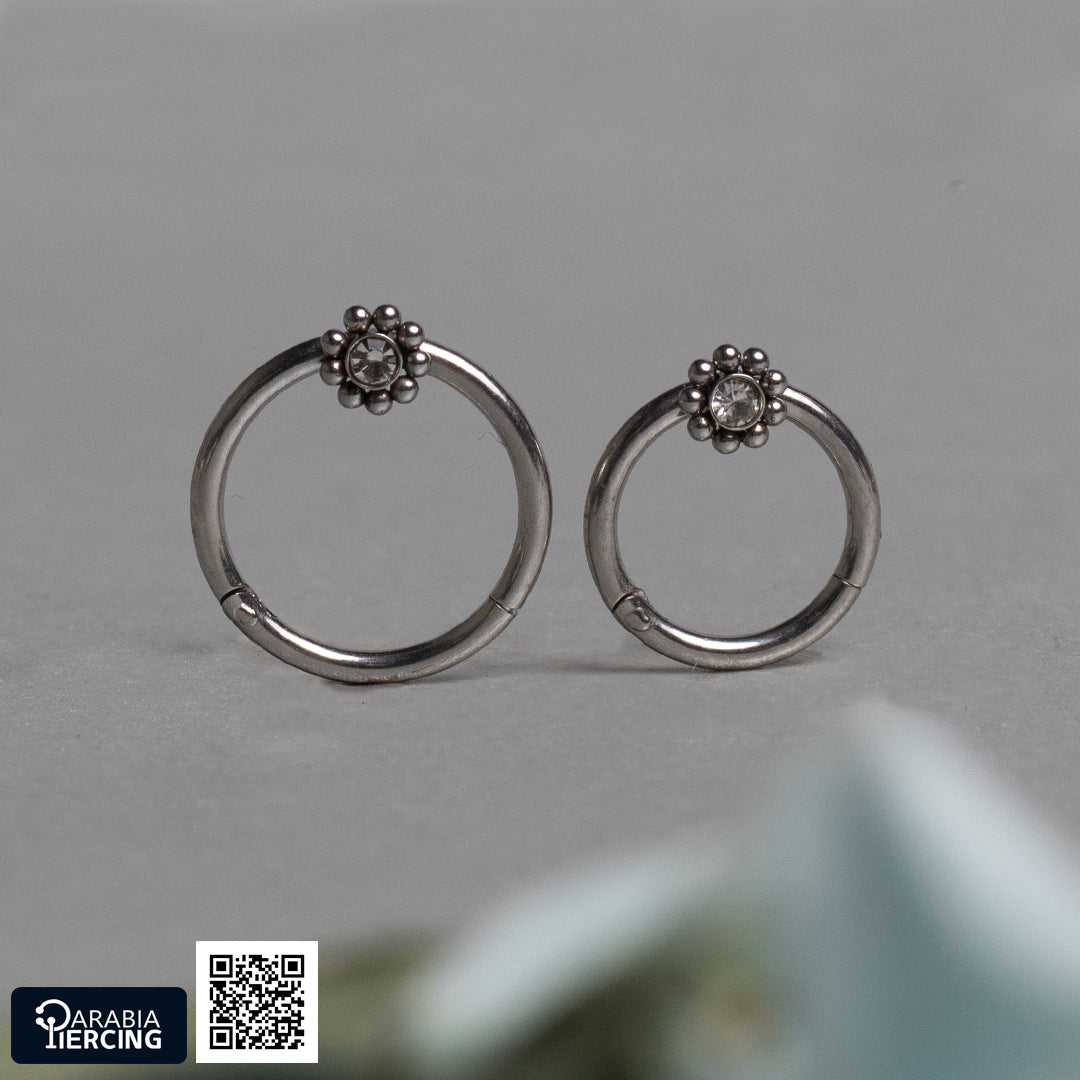 Flower Boho Daith Clicker