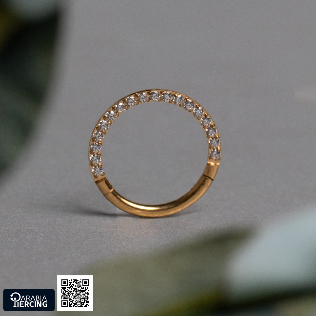 Gold Crystal Daith Clicker