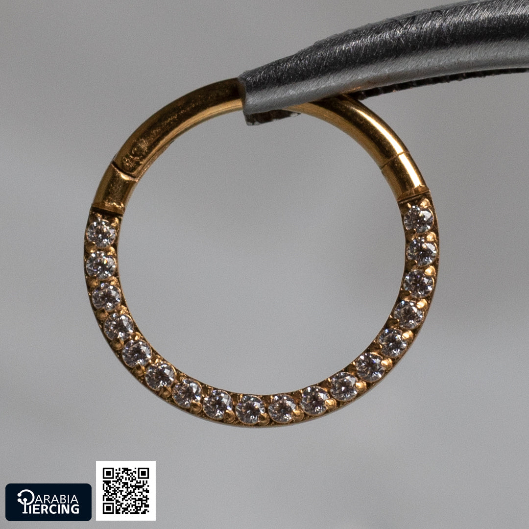 Gold Crystal Daith Clicker