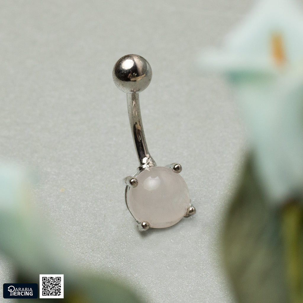 Transparent Stone Belly piercing