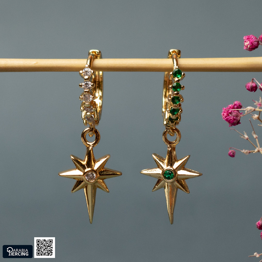 Starlight dangling earrings