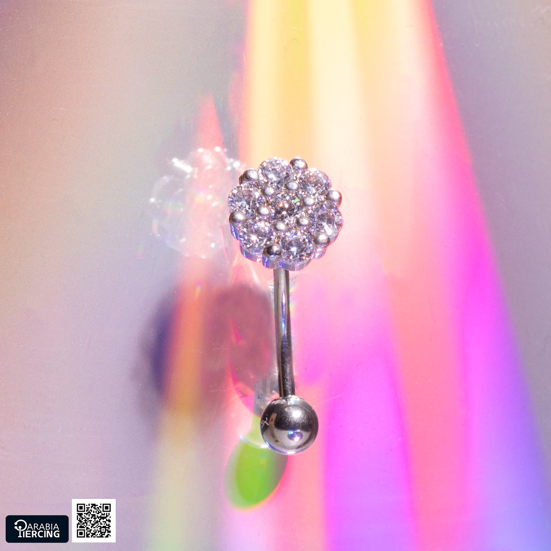 Crystal Bloom Banana Shape