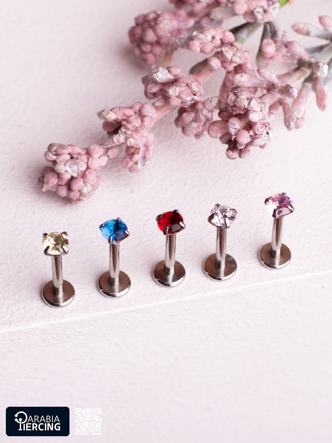 Colorful zircon Flatback