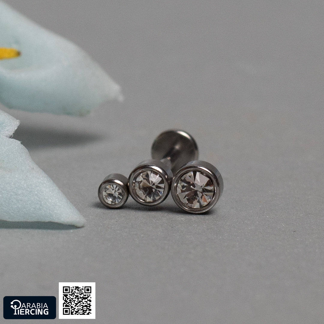 Mini Crystal Curved Flatback