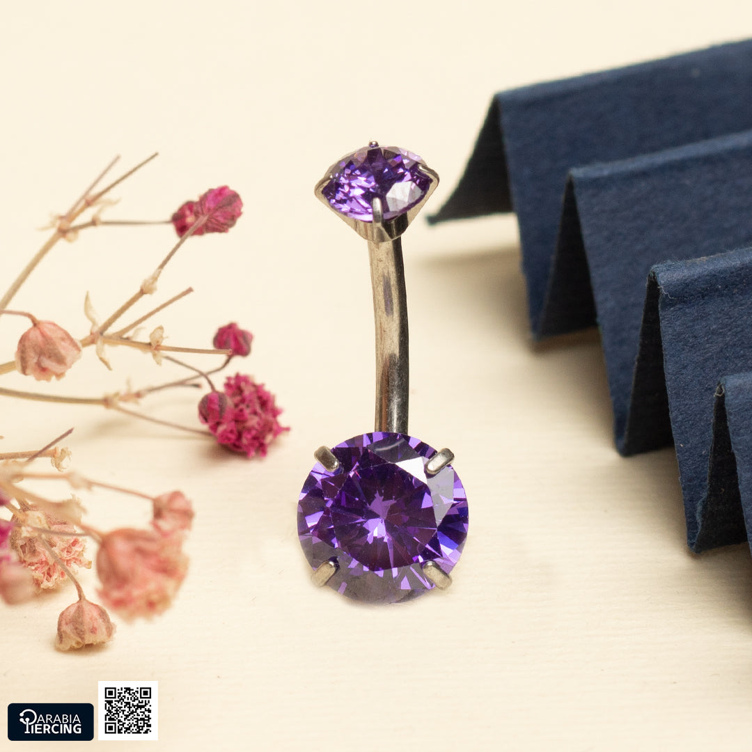 Crystal Bellybutton Ring