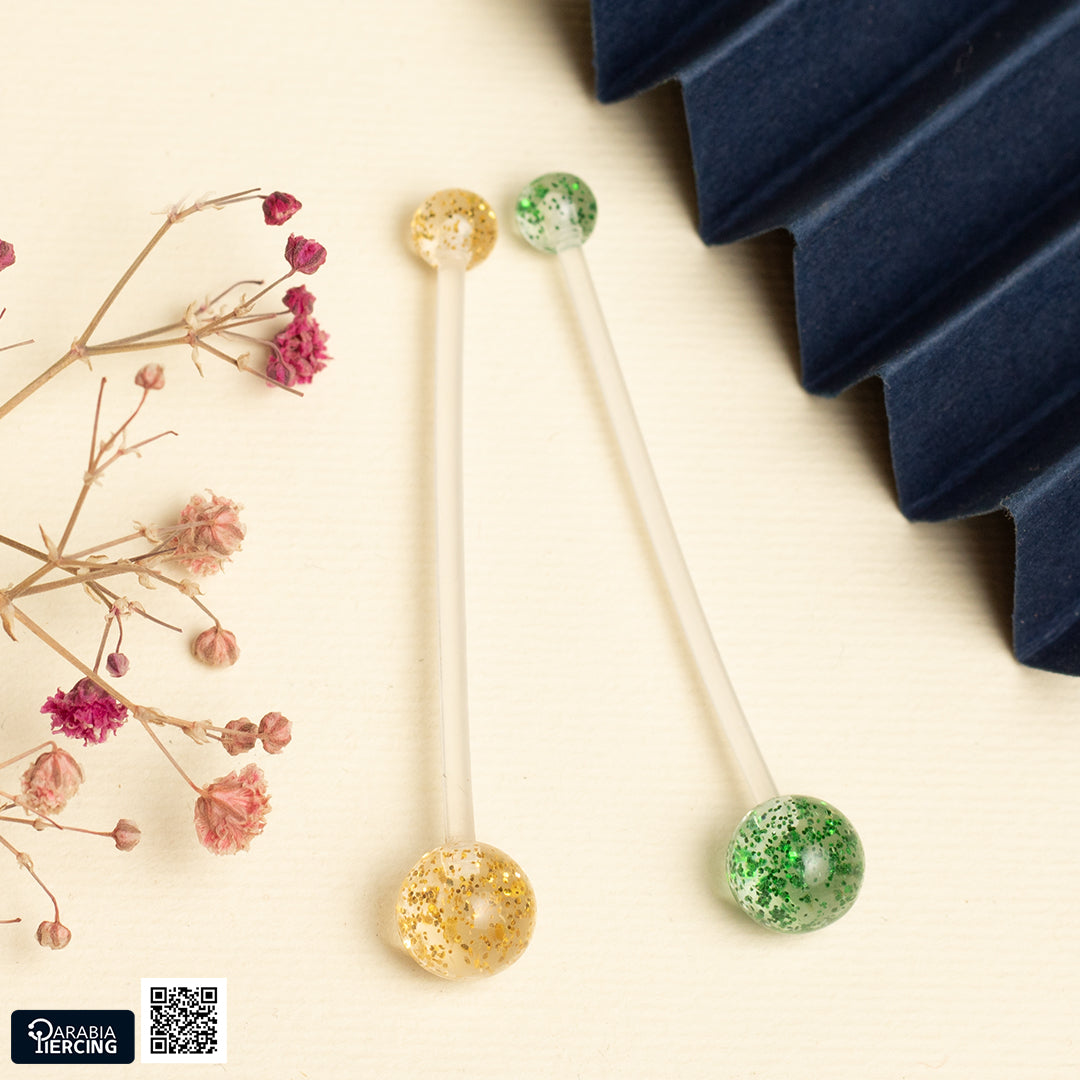 Colorful Retainer Belly Ring