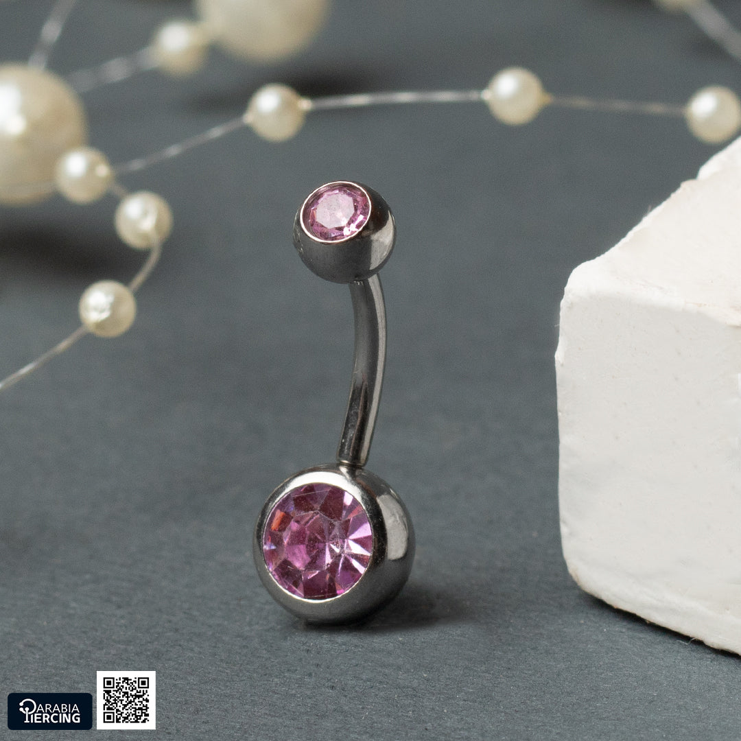 Basic Crystal Belly Ring