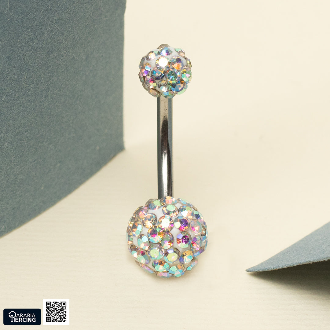 Discoball Bellybutton Ring