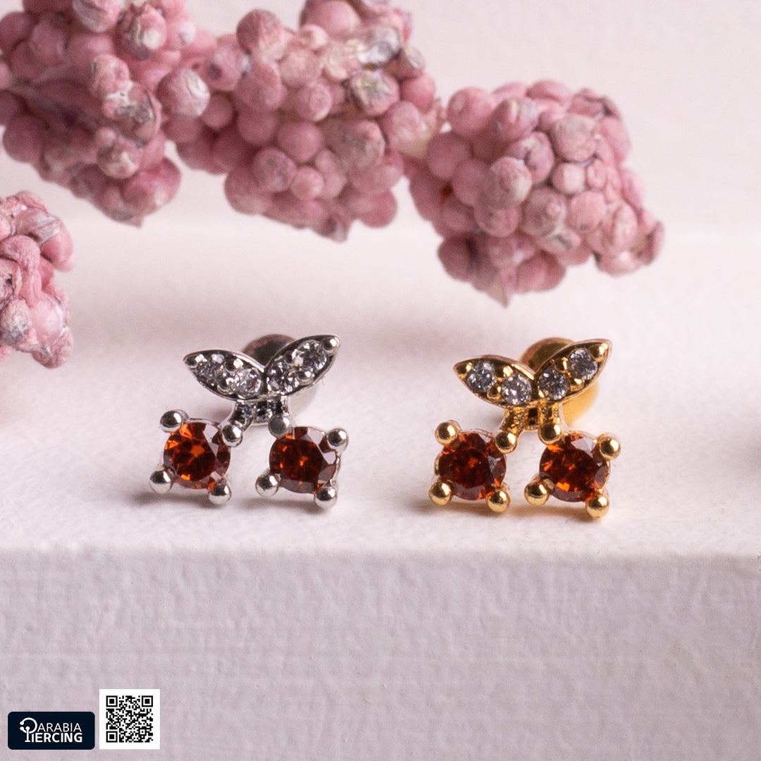 Fruits ball back Earring