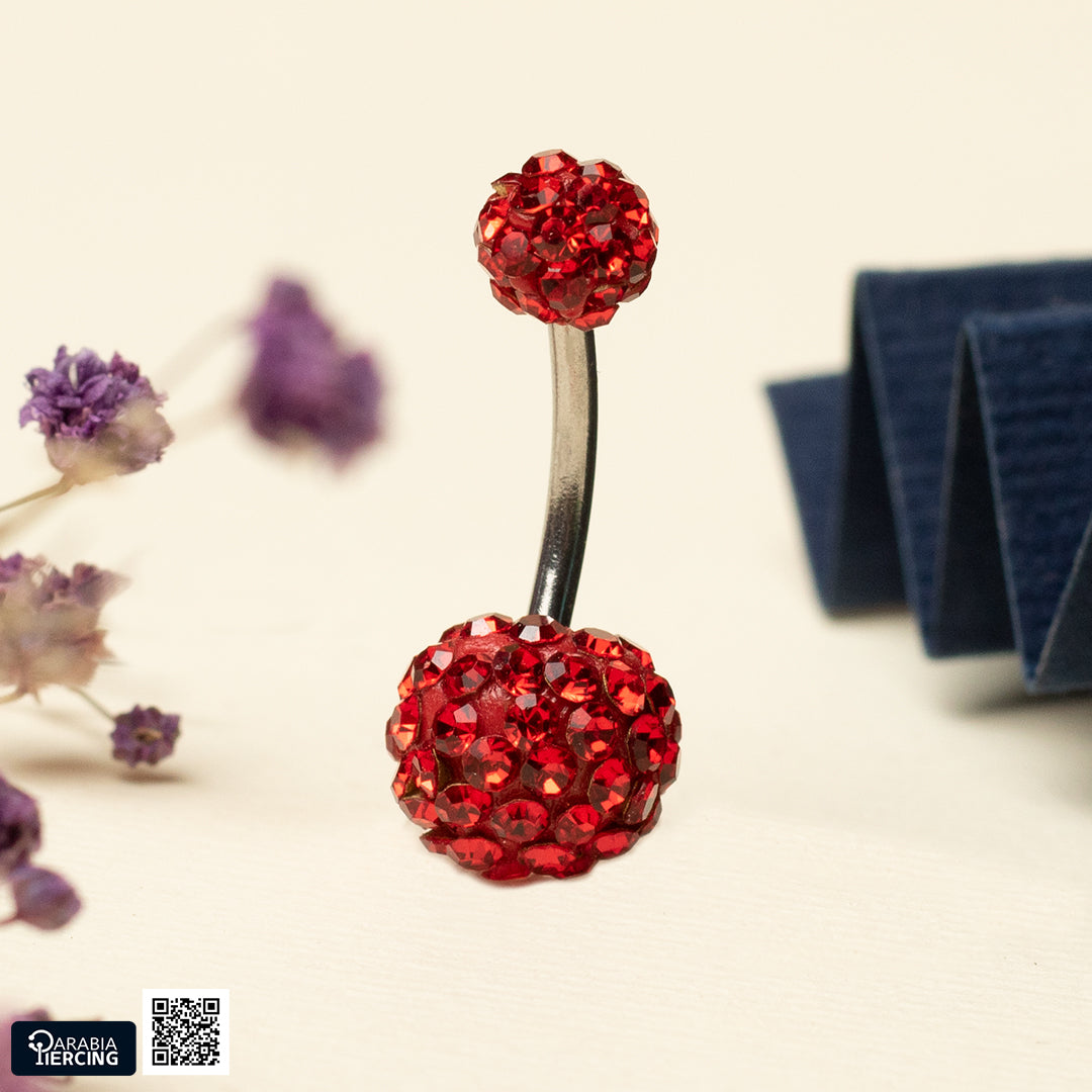 Discoball Bellybutton Ring