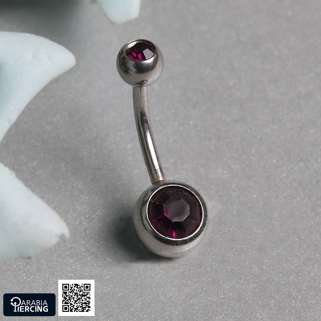 Basic Crystal Belly Ring