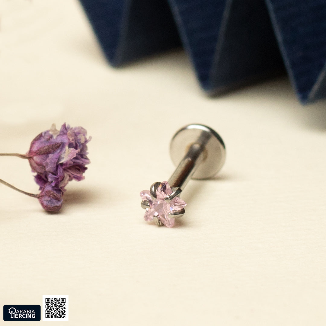 Pink Zircon Flatback