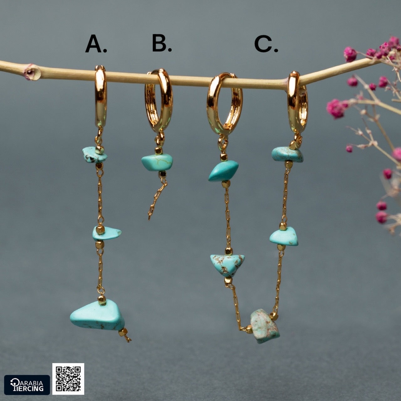 Dangling turquoise Golden Clicker