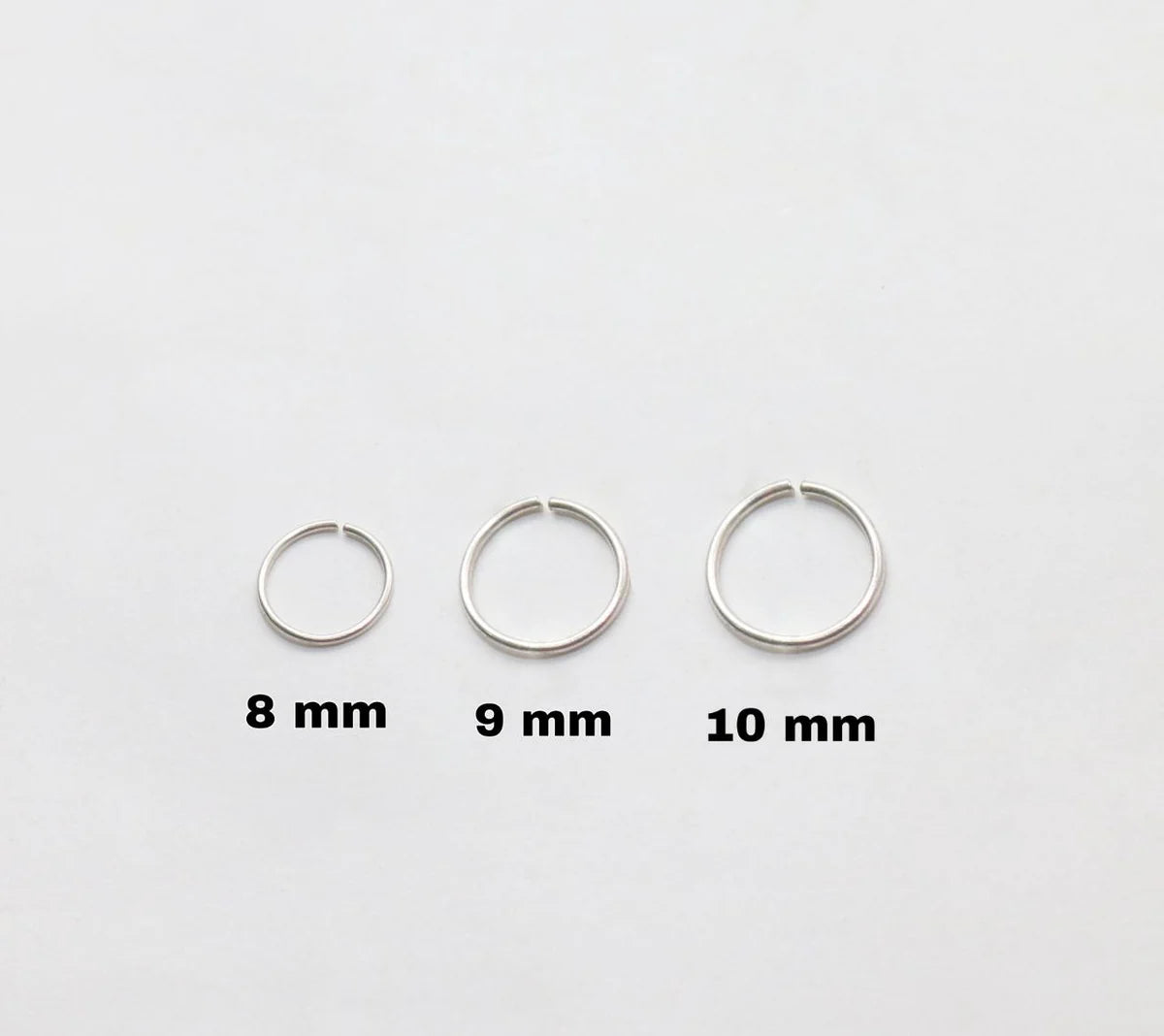 Colorful Silver Nose Hoop