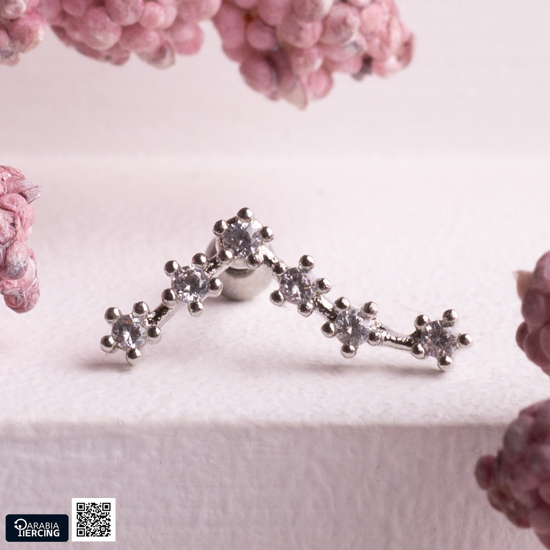 Long Galaxy Ballback Earring