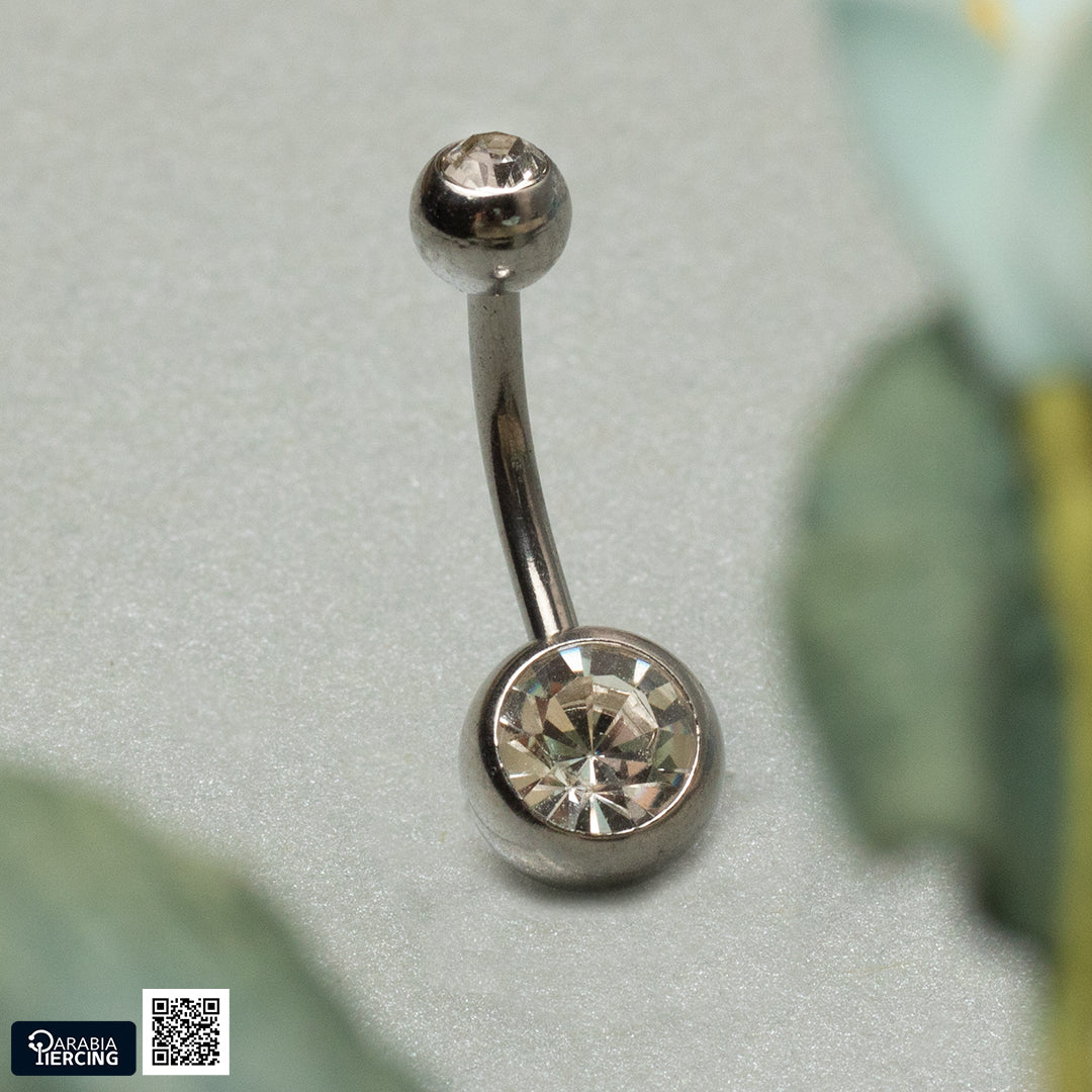 Basic Crystal Belly Ring