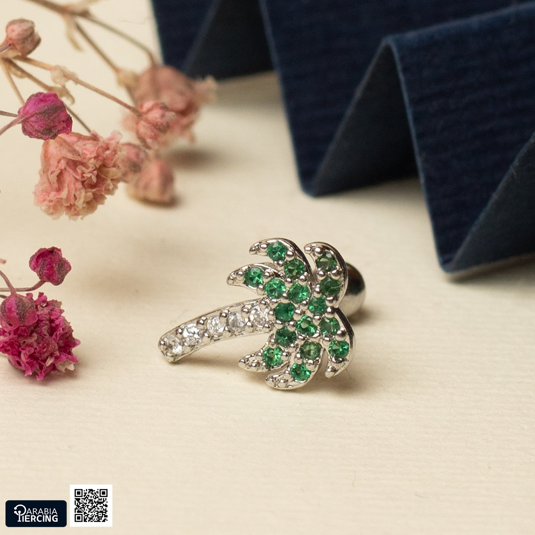 Green Earring Ballback