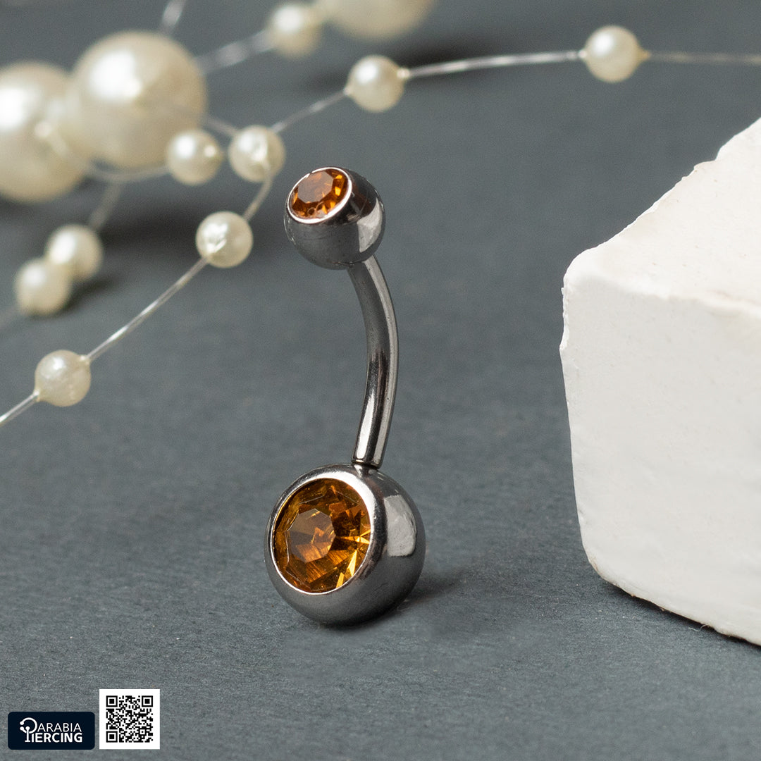 Basic Crystal Belly Ring
