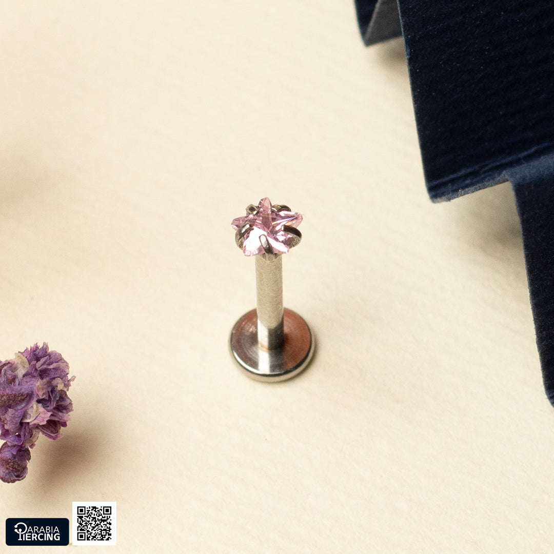Pink Zircon Flatback