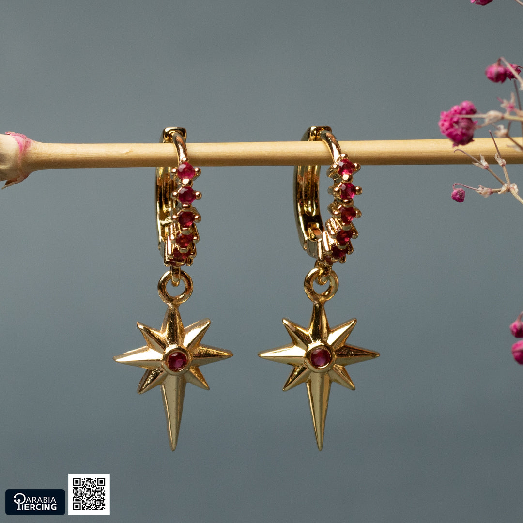 Starlight dangling earrings