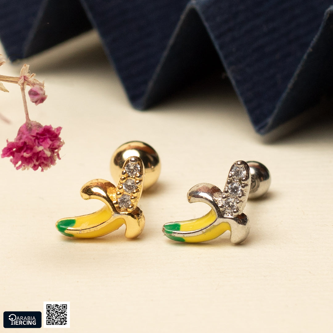 Banana Earring Ballback