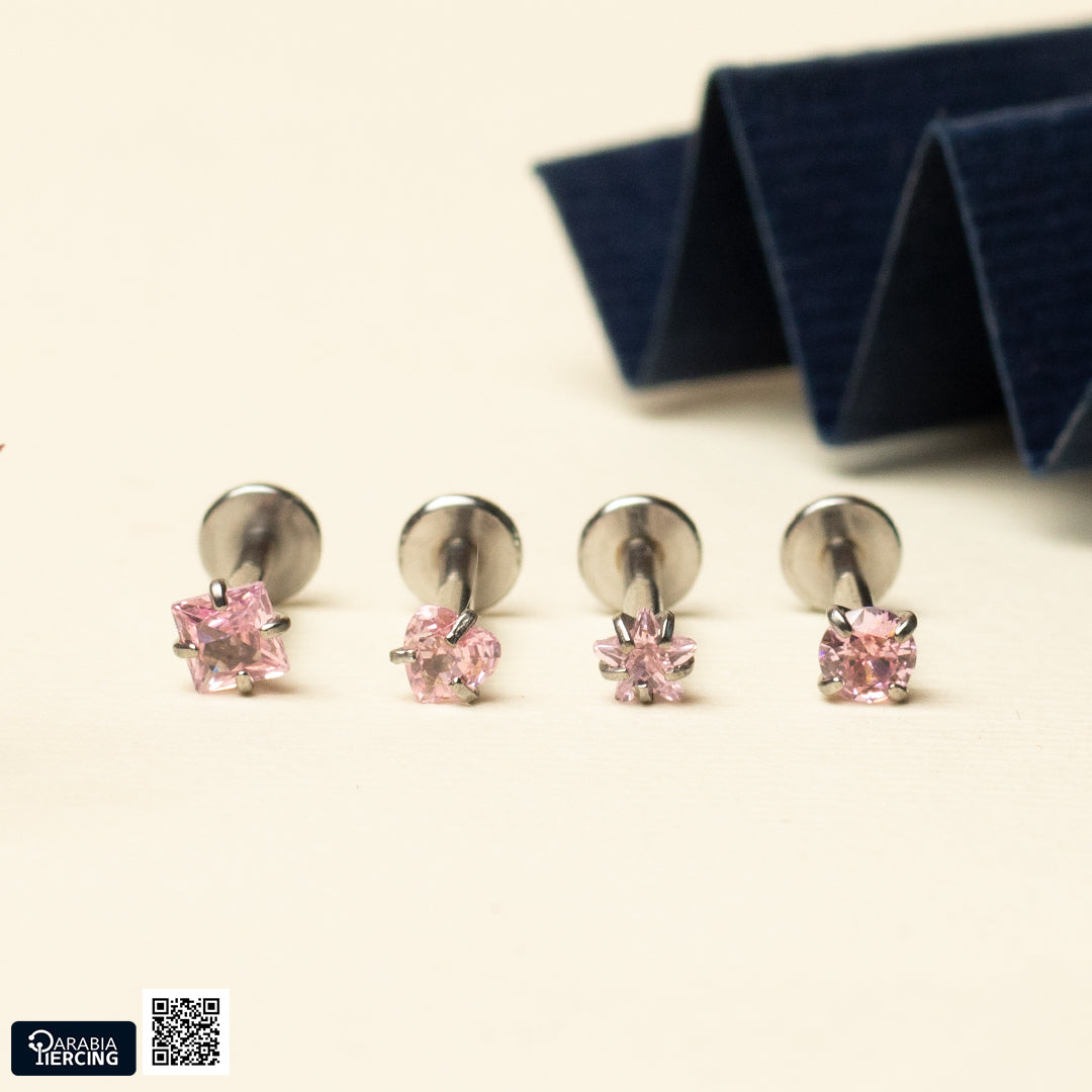 Pink Zircon Flatback
