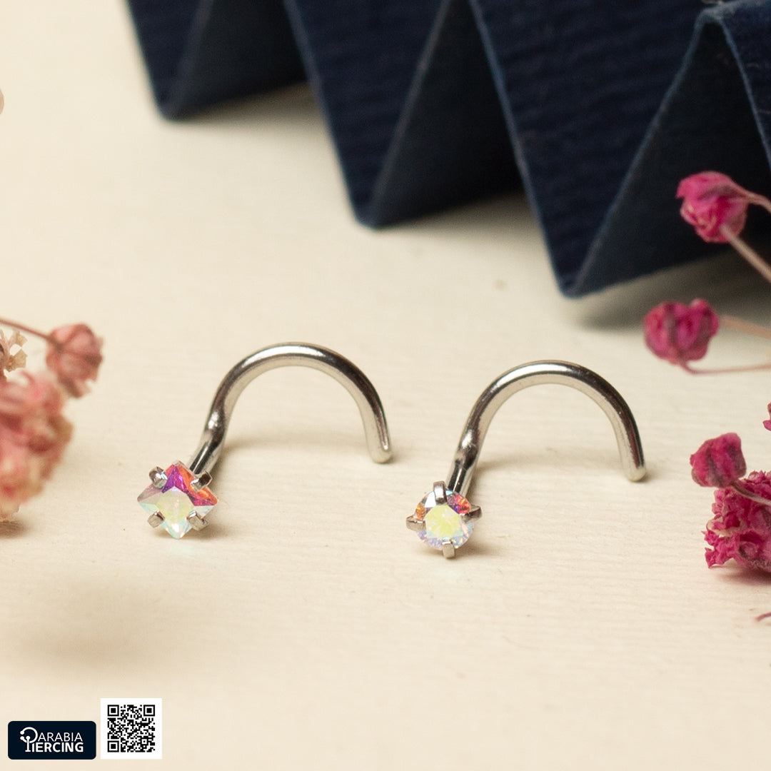 Multicolor Small Studs U shape